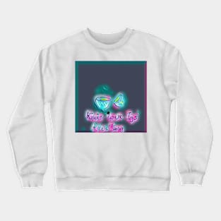 Kiwis lovw igs or eggs 3 Crewneck Sweatshirt